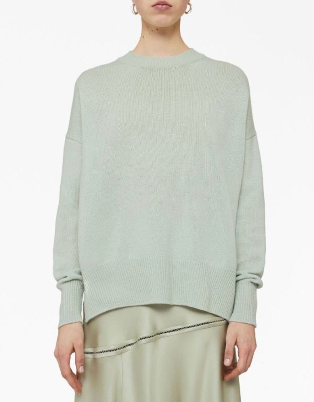 J.Jill Light Green Crewneck Oversized Jumper Sweater In Sage Green Size Medium